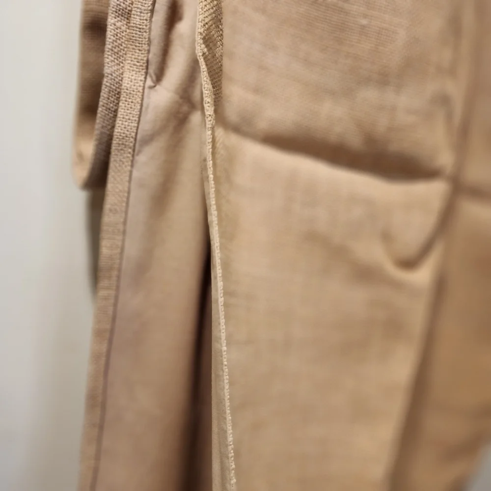 Potery Barn Tan 100% Kenaf  Runner Table cloth 20